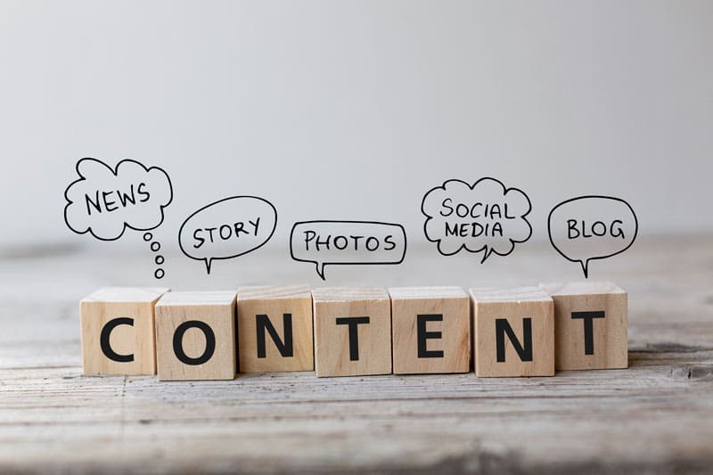 Content-blocks Content marketing News, Story Photos Social Media & Blogs