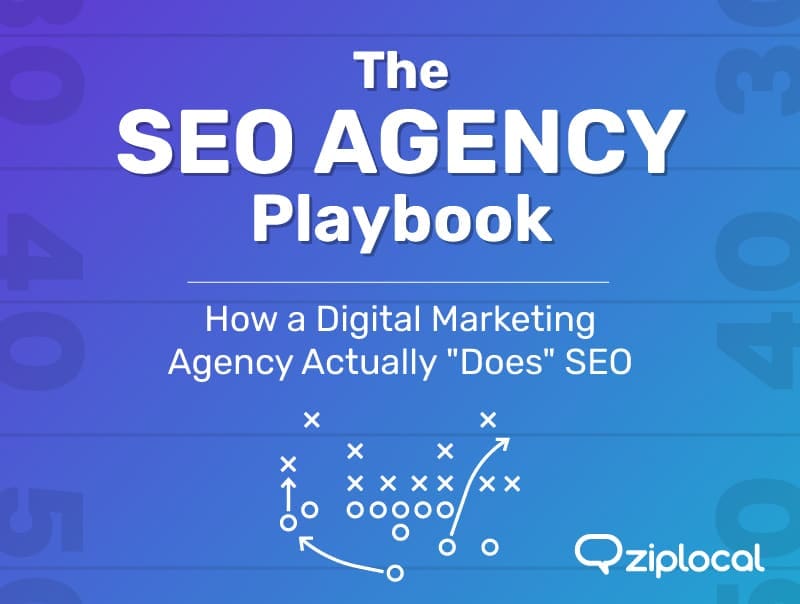 SEO-Playbook-Blog-image The SEO Playbook on a gradient image with a faded football field.