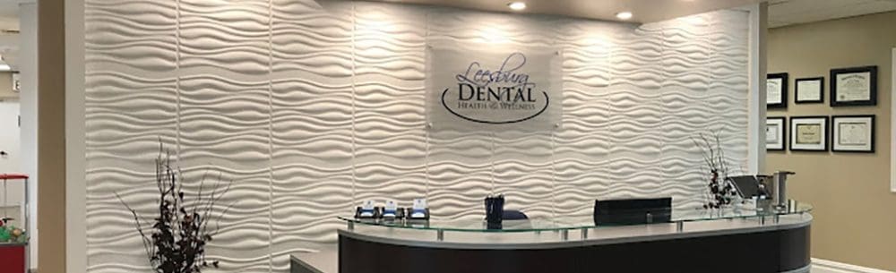 Leesburg Dental Reception-cropped view of beautiful homes new roof